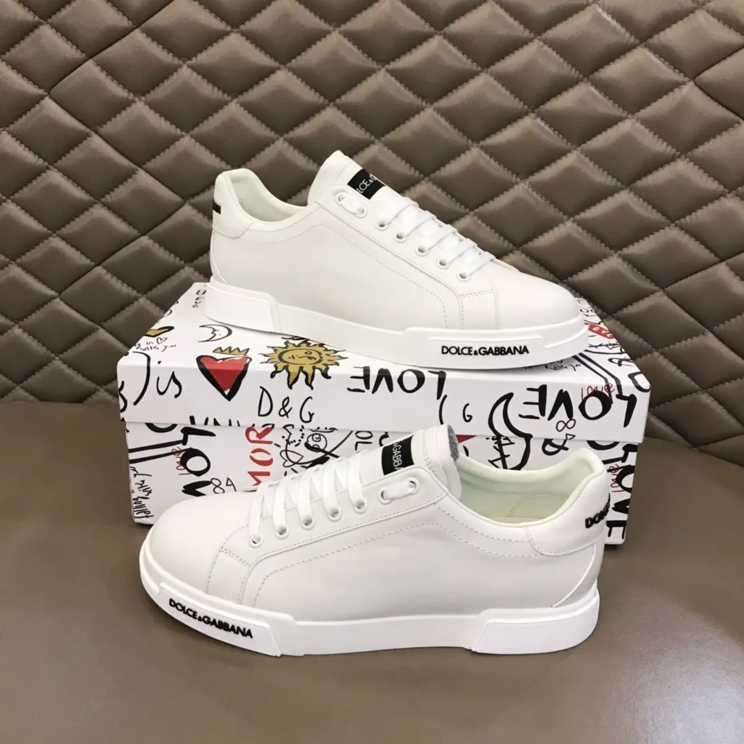 Men's shoes: 400💰DG high-end boutique men's casual sports shoes! Imported original cowhide, imported original hardware, exquisite and luxurious, super A level! Compared with the genuine product at the counter, the version is no worse at all! Size:38-44, customized 45